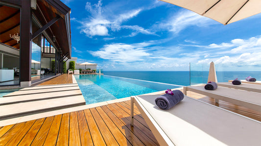 Seaview 5-bedrooms villa in Naithon beach (Piano, Tv room, private security area)