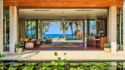 Beachfront Thai design 6-bedrooms villa in Natai beach (with 25-metre infinity pool, big garden and sauna)