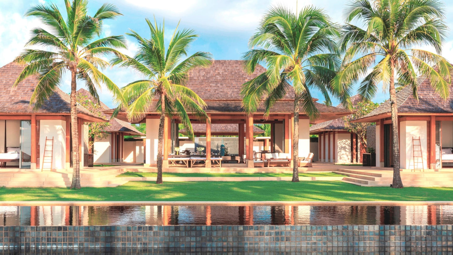 Beachfront Thai style 6-bedrooms villa in Natai beach (for large group; max. event capacity: 150 guests; can be combined with neighbour’s 6bd villa)