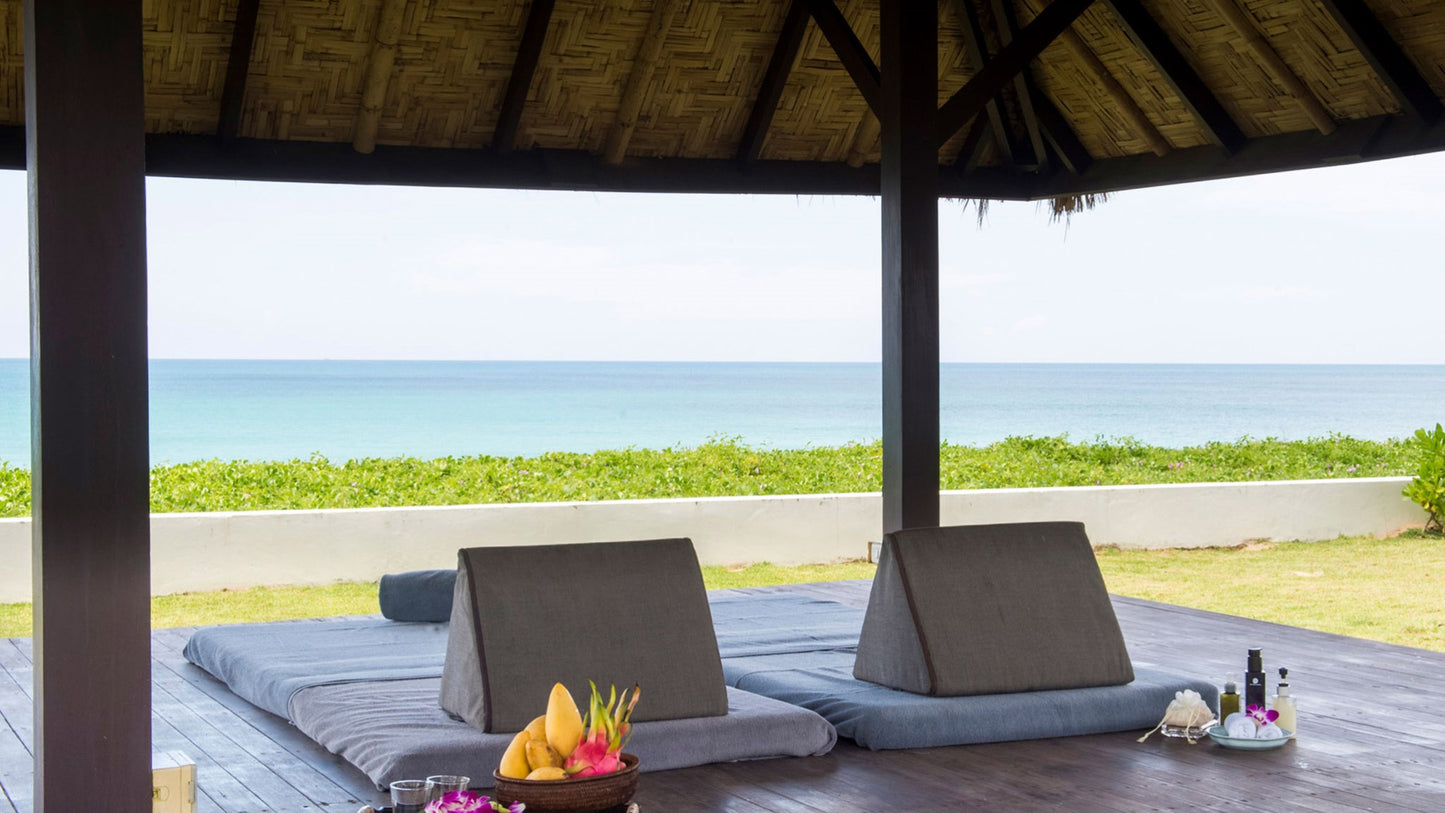 Beachfront Thai style 6-bedrooms villa in Natai beach (for large group; max. event capacity: 150 guests; can be combined with neighbour’s 6bd villa)