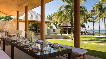 Beachfront Thai style 6-bedrooms villa in Natai beach (for large group; max. event capacity: 150 guests; can be combined with neighbour’s 6bd villa)