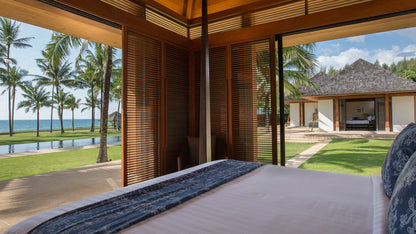 Beachfront Thai style 6-bedrooms villa in Natai beach (for large group; max. event capacity: 150 guests; can be combined with neighbour’s 6bd villa)