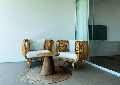 Seaview 2-bedrooms 2-storey villa on the rock in Bophut (large living room, kitchen, terrace, and infinity swimming pool , can be combined with similar neighbour villa up to 17 bedrooms)