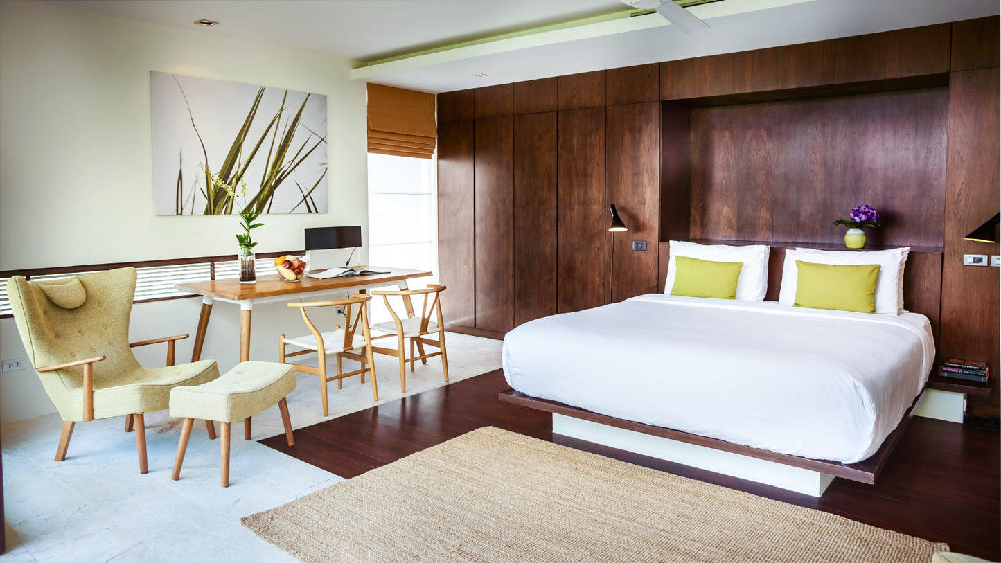 Seaview "Rock House" 5-bedrooms 2-storey villa on the rock in Bophut (Sunset and sunrise side, 300 meters to the beach, cinema room, yoga terrace)