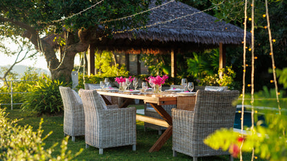 Seaview 6-bedrooms sunset side villa on the rock in Taling Ngam beach (up to 60 guest events, big bedrooms, clifftop infinity pool, private big gym, huge living room)