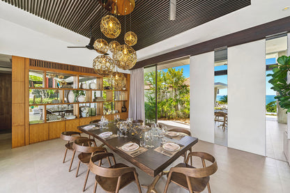 Seaview 5-bedrooms cliff villa in Maenam (private gym, huge living room, kids room)