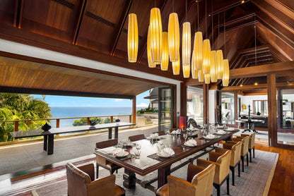 Seaview 8-bedrooms villa in Millionaire’s Mile Kamala beach (private gym, game room, trampoline, basketball ring, garden for catering; bathtub in each room)