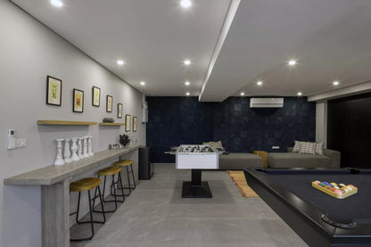 Seaview 6-bedrooms 5 level villa on the rock in Bophut (infinity pool, game room, own cinema and gym, large living room)