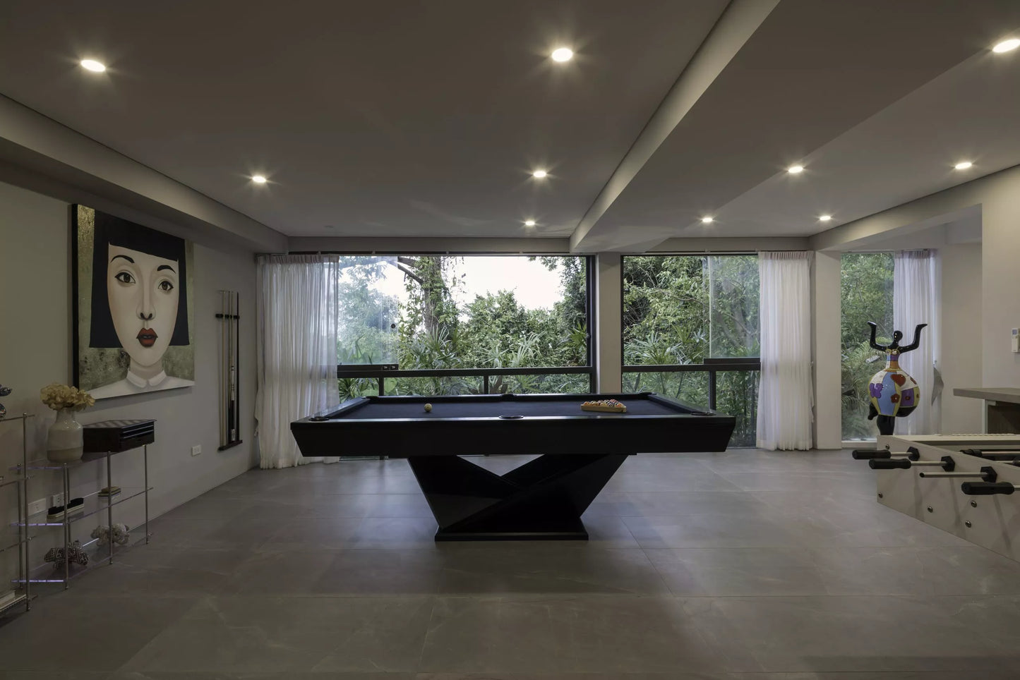 Seaview 6-bedrooms 5 level villa on the rock in Bophut (infinity pool, game room, own cinema and gym, large living room)