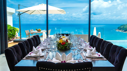 Seaview 5-bedrooms villa in Naithon beach (Piano, Tv room, private security area)