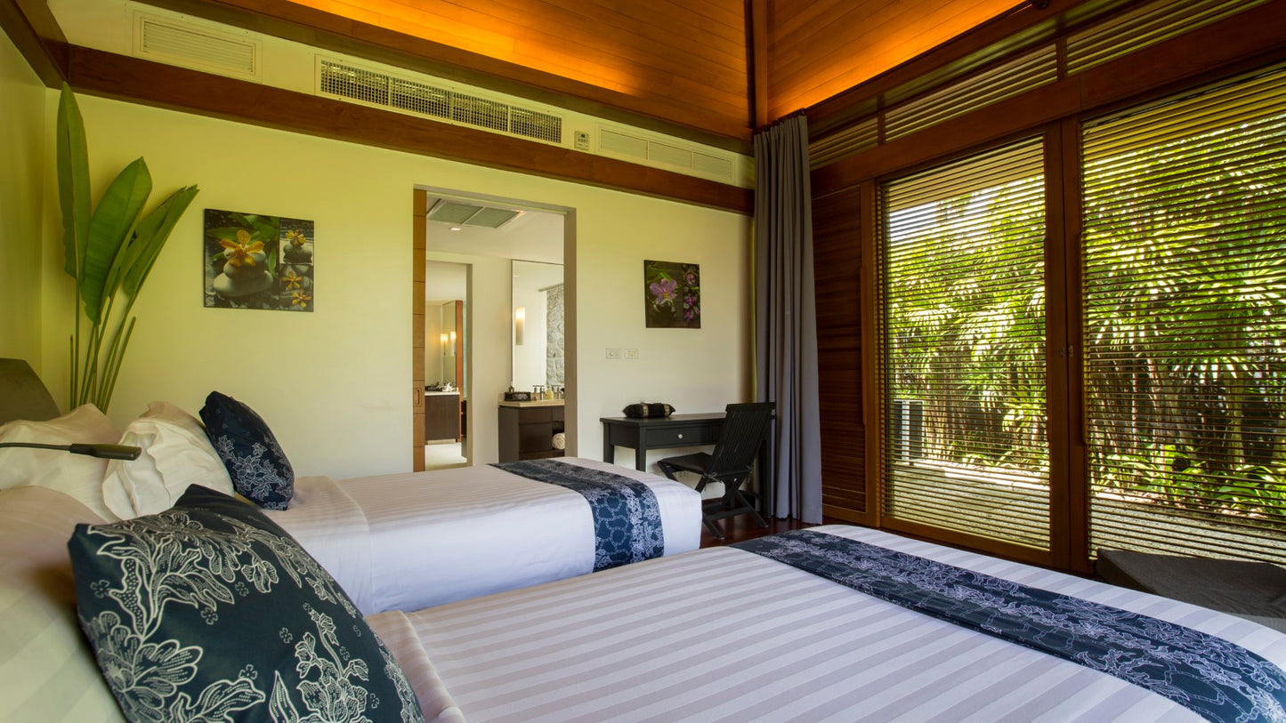 Beachfront Thai style 6-bedrooms villa in Natai beach (for large group; max. event capacity: 150 guests; can be combined with neighbour’s 6bd villa)