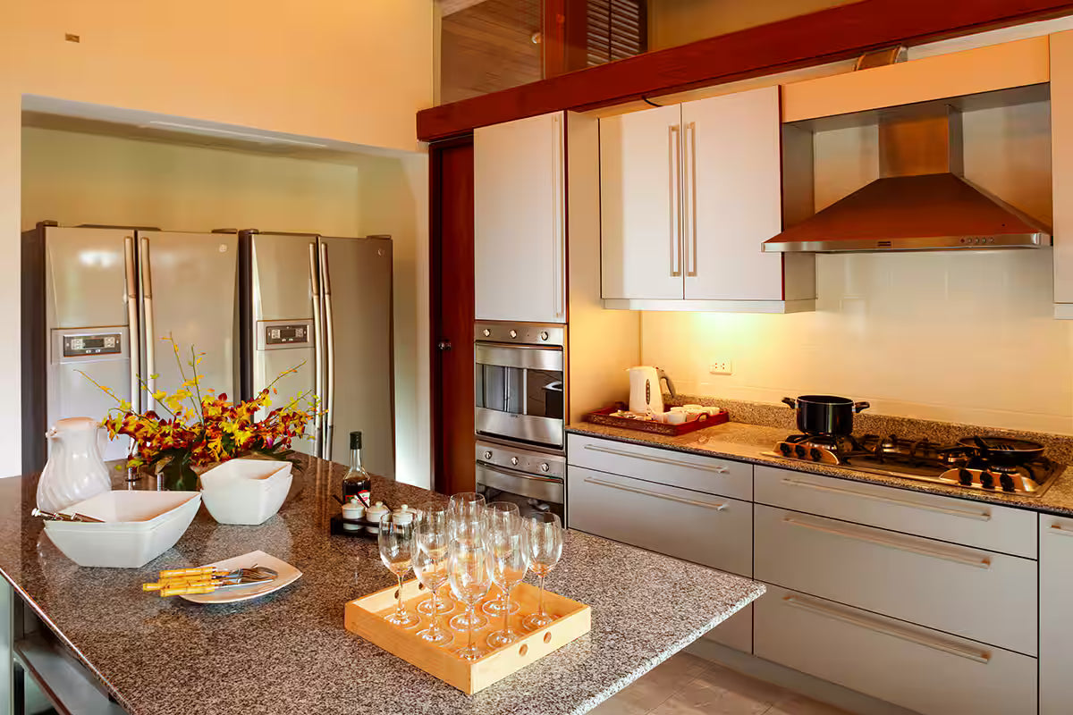 Beachfront Thai style 6-bedrooms villa in Natai beach (for large group; max. event capacity: 150 guests; can be combined with neighbour’s 6bd villa)