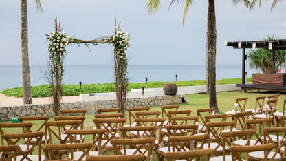 Beachfront contemporary Thai style 6-bedrooms villa in Natai beach (for large group and bespoke events; max. event capacity: 150 guests; can be combined with neighbour’s 6bd villa)