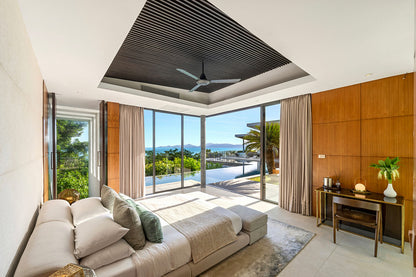 Seaview 5-bedrooms cliff villa in Maenam (private gym, huge living room, kids room)