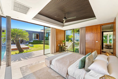 Seaview 5-bedrooms cliff villa in Maenam (private gym, huge living room, kids room)