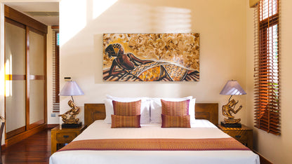 Beachfront 5-bedrooms sunset side villa in Lipa Noi beach (private beach, can be combined with neighbour 5bd villa, private tennis court on private area)