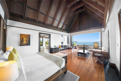 Seaview 8-bedrooms villa in Millionaire’s Mile Kamala beach (private gym, game room, trampoline, basketball ring, garden for catering; bathtub in each room)