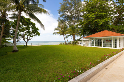 Beachfront family villa on Natai beach 6-bedrooms (4bd in main building, 2bd in guest house)
