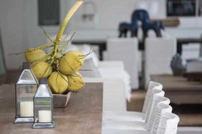 Beachfront full service 5-bedrooms villa in Chaweng beach (32 m pool, full service with Chef, gym, cinema, can be combined with 2 other villas and Estate area up to 17 bd; gym, steam room, kids room, private area and parking)