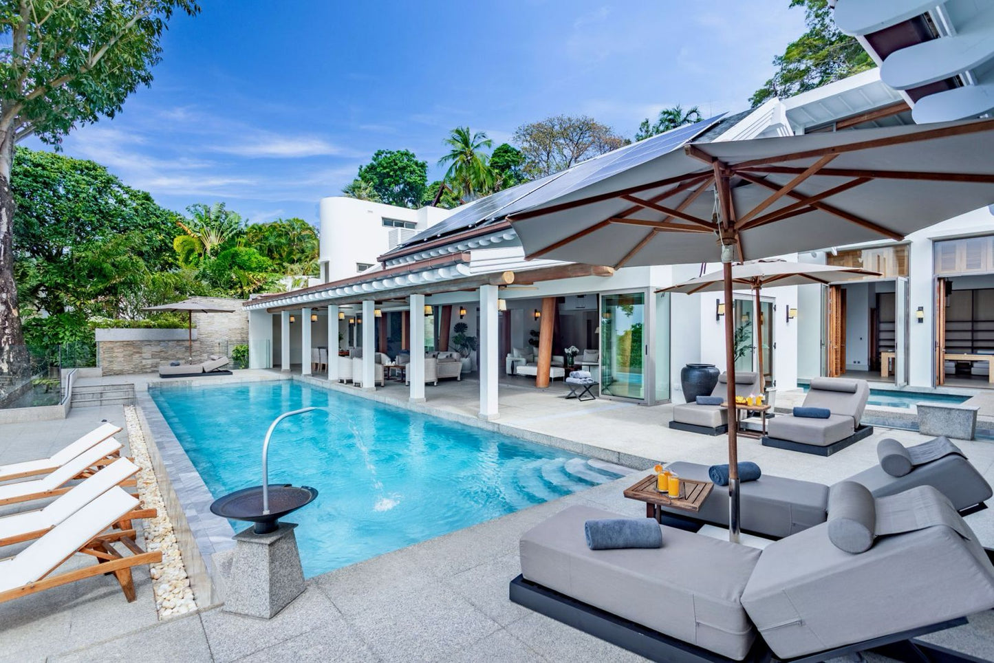 Panoramic seaview luxury villa 6-bedrooms in Katamanda village (300m to Kata Noi beach; the 24-hour secured estate features a clubhouse with a tennis court)