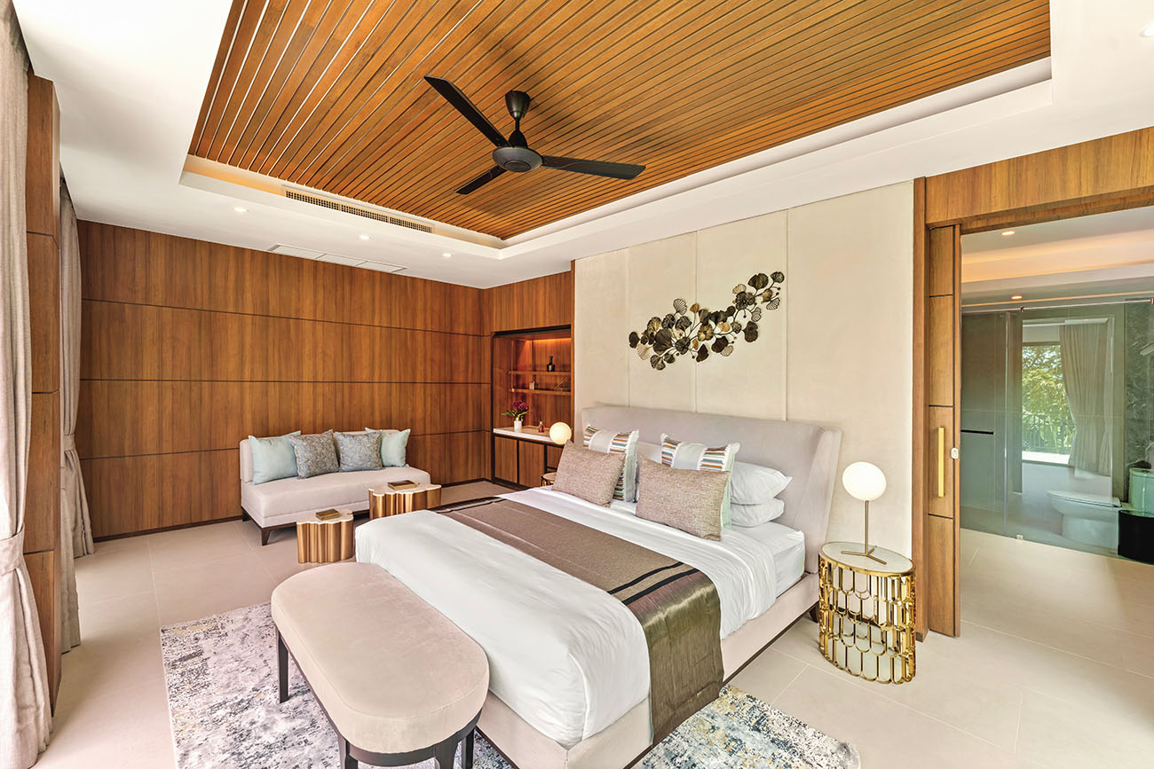 Seaview 5-bedrooms cliff villa in Maenam (private gym, huge living room, kids room)