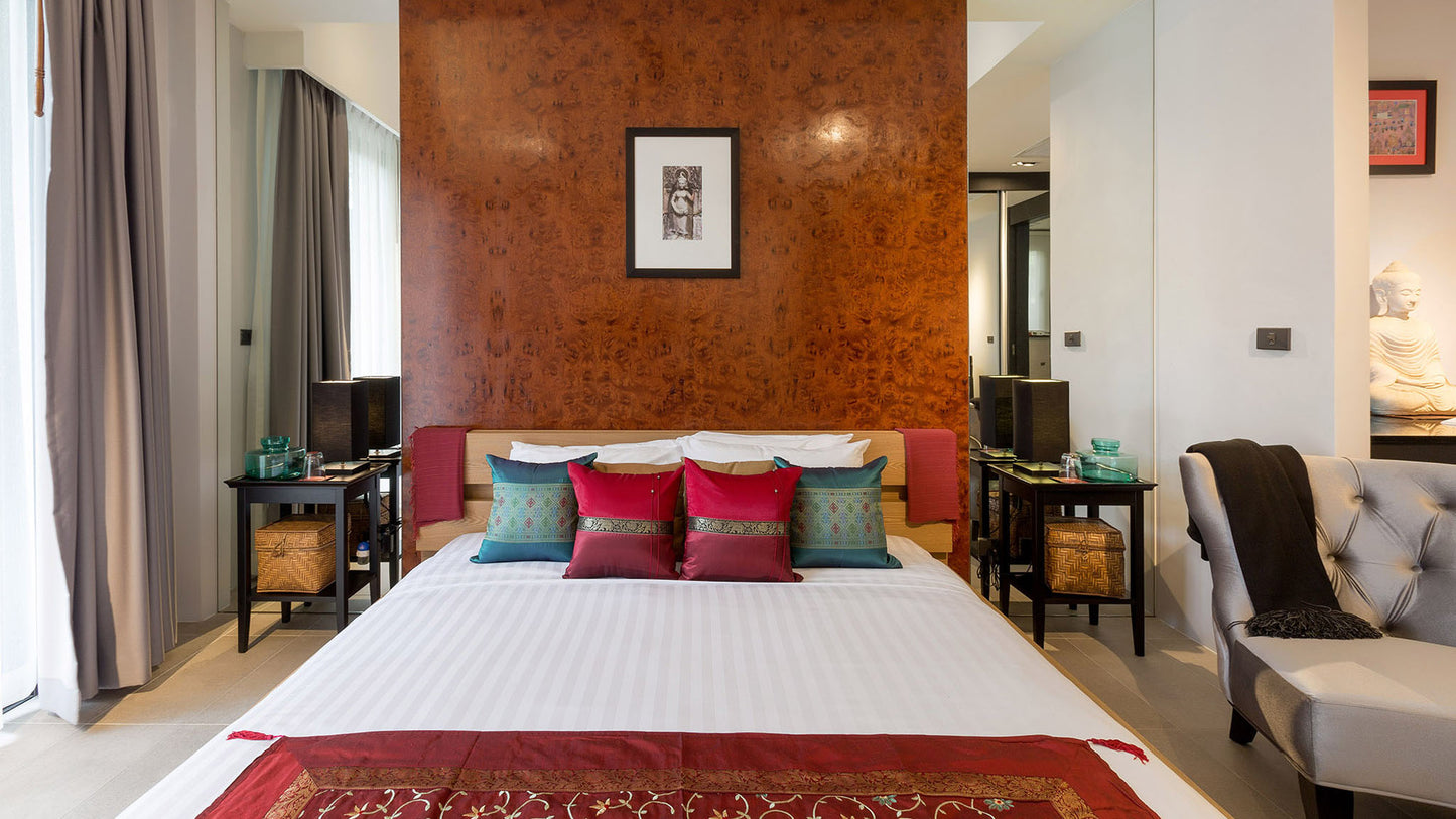 One-storey beachfront 4-bedrooms villa in Natai beach (perfect setting for relaxed holidays, family gatherings)