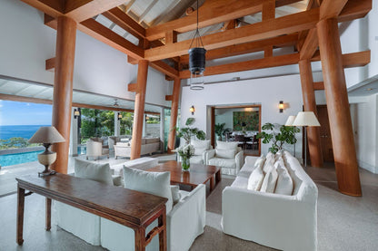 Panoramic seaview luxury villa 6-bedrooms in Katamanda village (300m to Kata Noi beach; the 24-hour secured estate features a clubhouse with a tennis court)