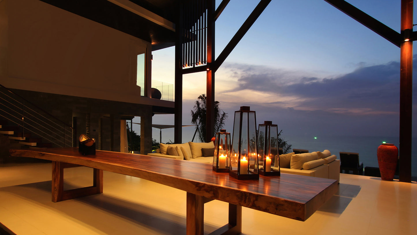 Seaview 8-bedrooms hillside panoramic villa (19-metre infinity pool, jacuzzi, expansive terraves, cinema, game room, gym and spa, fully services)