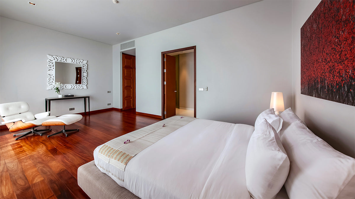 Seaview 5-bedrooms villa in Naithon beach (Piano, Tv room, private security area)