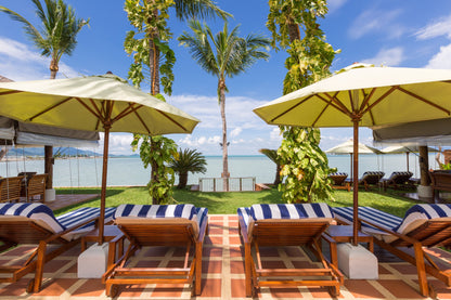 Beachfront 6-bedrooms full service villa with 17 - meters pool in Chaweng beach Koh Samui (Bbq area, big outdoor and indoor common area, great for retreats)