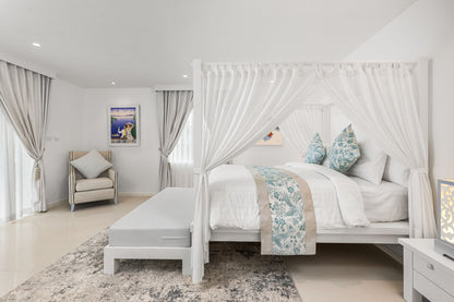 Beachfront family villa on Natai beach 6-bedrooms (4bd in main building, 2bd in guest house)