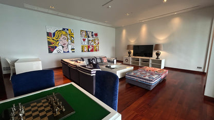 Seaview 5-bedrooms villa in Naithon beach (Piano, Tv room, private security area)