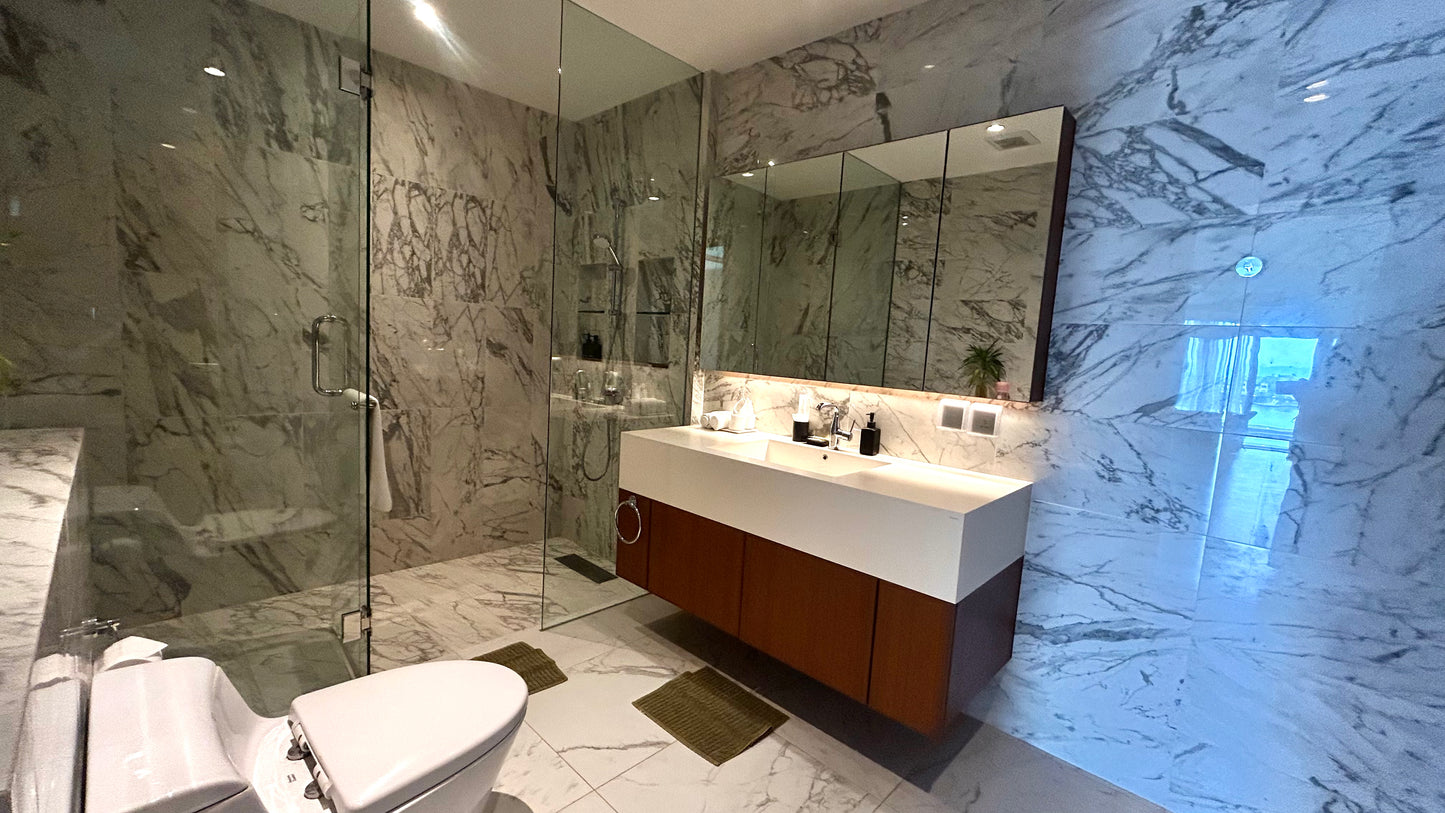 Lake view 3-bedrooms apartment in Bangtao beach (roof top with swimming pool and bbg, large terrace and living room)