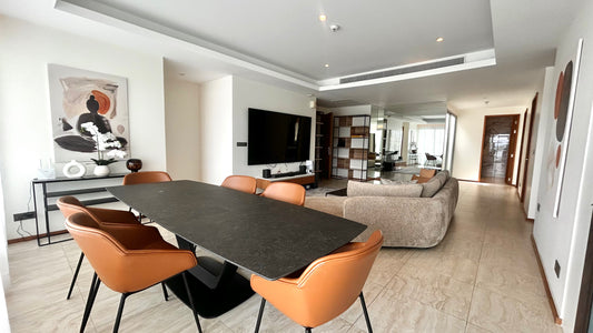 Lake view 3-bedrooms apartment in Bangtao beach (roof top with swimming pool and bbg, large terrace and living room)