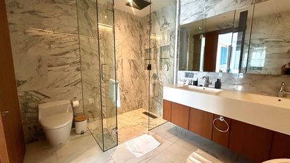 Lake view 3-bedrooms apartment in Bangtao beach (roof top with swimming pool and bbg, large terrace and living room)