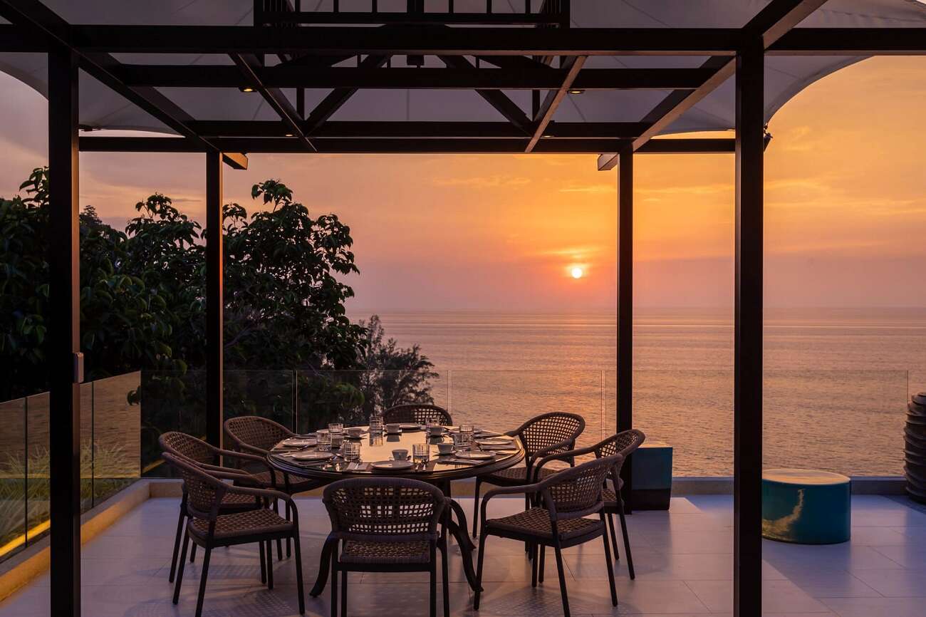 The Charming rock seaview 5-bedrooms villa on Millionaire’s Mile in Kamala beach (with private entrance to the beach)