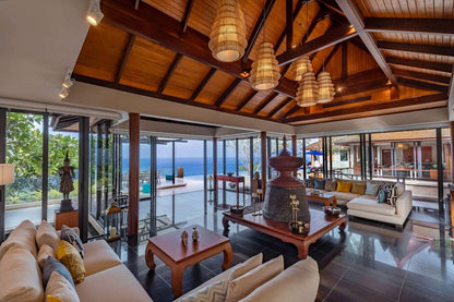 The Charming rock seaview 5-bedrooms villa on Millionaire’s Mile in Kamala beach (with private entrance to the beach)