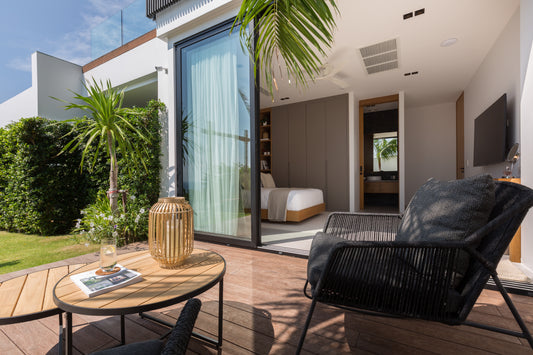 Stunning seaview 4-bedrooms villa on the hill on North Chaweng (could be combined with neighbor 5bd villa, for events max. 60 guests)