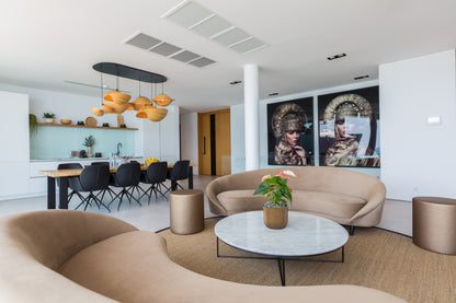 Stunning seaview 4-bedrooms villa on the hill on North Chaweng (could be combined with neighbor 5bd villa, for events max. 60 guests)