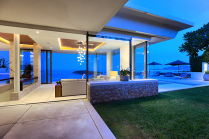 Seaview 5-bedrooms villa with infinity pool in Chaweng beach Koh Samui (private cinema, all service)