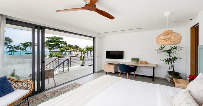 Beachfront 10-bedrooms villa in Natai beach (two 5-bd rooms villas next to each other, private beach, full service)