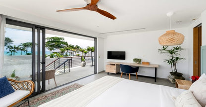 Beachfront 10-bedrooms villa in Natai beach (two 5-bd rooms villas next to each other, private beach, full service)