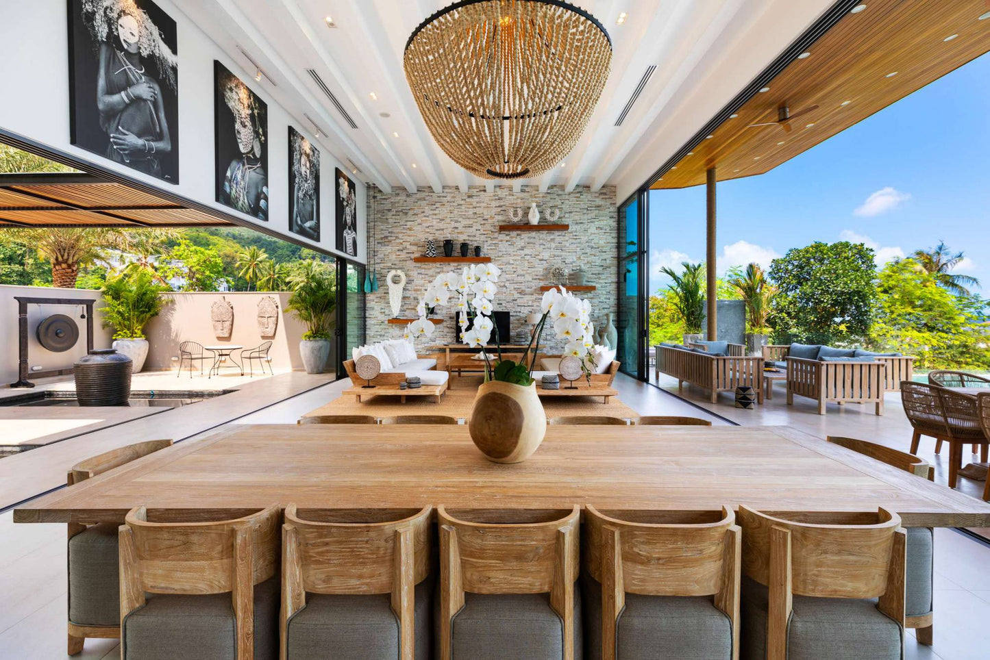 Seaview 6-bedrooms villa with 2 swimming pool in Chaweng beach Koh Samui REQUEST ONLY(private gym, game room, big living room)