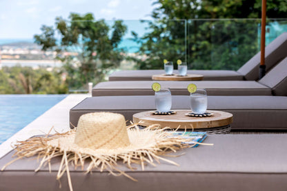 Seaview 6-bedrooms villa with 2 swimming pool in Chaweng beach Koh Samui REQUEST ONLY(private gym, game room, big living room)