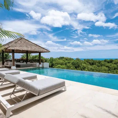 Seaview 5-bedrooms family villa with 12 meters infinity pool in Chaweng beach Koh Samui (Bbq area, yoga area)