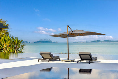 Beachfront 7-bedrooms with private beach villa in Cape Yamu (sauna, cinema room, game room, 2 infinity swimming pools, bar, BBQ)