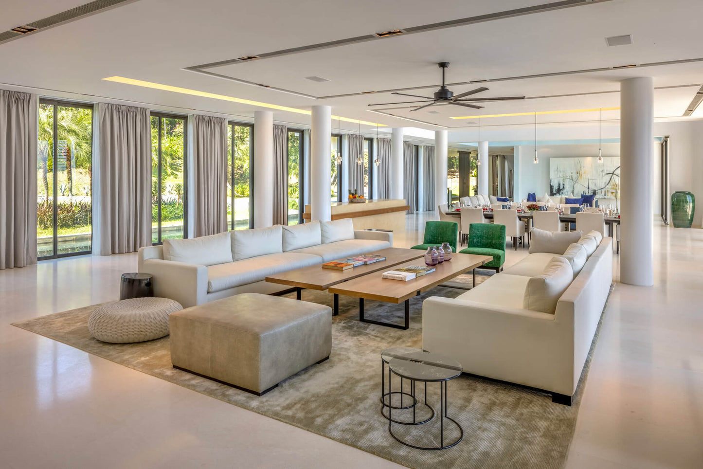 Beachfront 7-bedrooms with private beach villa in Cape Yamu (sauna, cinema room, game room, 2 infinity swimming pools, bar, BBQ)