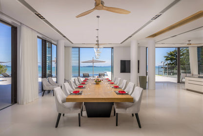 Beachfront 7-bedrooms with private beach villa in Cape Yamu (sauna, cinema room, game room, 2 infinity swimming pools, bar, BBQ)