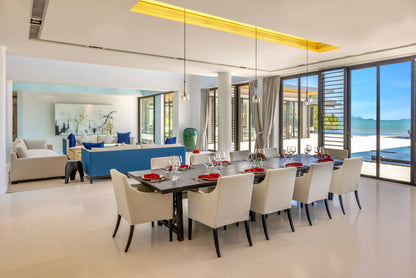 Beachfront 7-bedrooms with private beach villa in Cape Yamu (sauna, cinema room, game room, 2 infinity swimming pools, bar, BBQ)