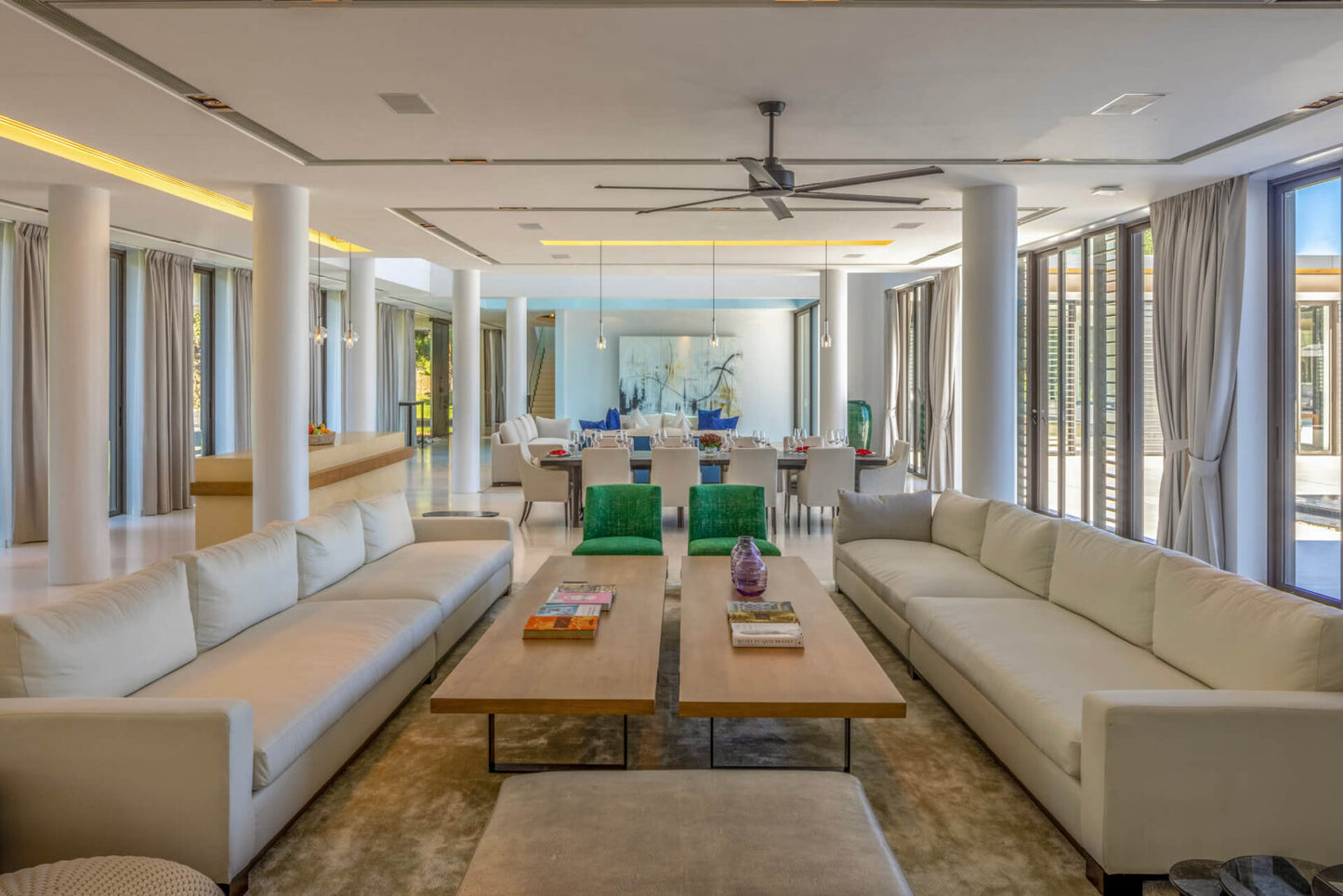 Beachfront 7-bedrooms with private beach villa in Cape Yamu (sauna, cinema room, game room, 2 infinity swimming pools, bar, BBQ)